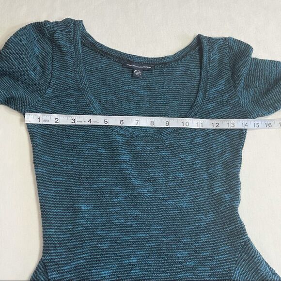 American Eagle Outfitters 3/4 Sleeve Knit Fit & Flare Dress Sz XS - Picture 9 of 15